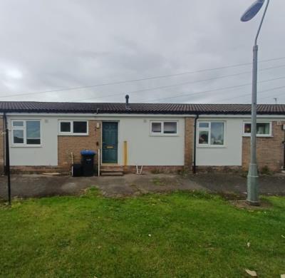 rear of the property 